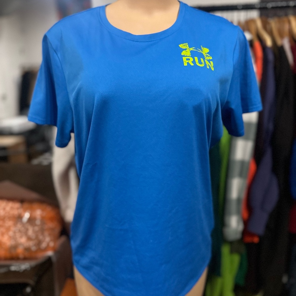 Blue Women's Muscle Tee